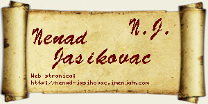 Nenad Jasikovac vizit kartica